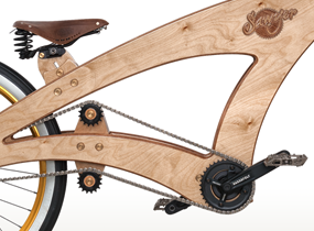 Sawyer wooden bicycle